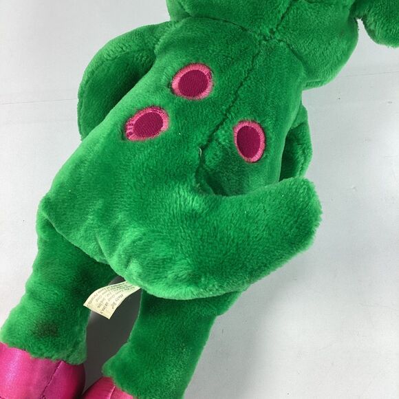 Vtg Baby Bop Dinosaur Plush Stuffed Animal Toy Lyons Group 16" Barney 1992 - Picture 7 of 12